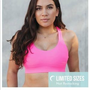 Zyia Large hot pink strappy bra